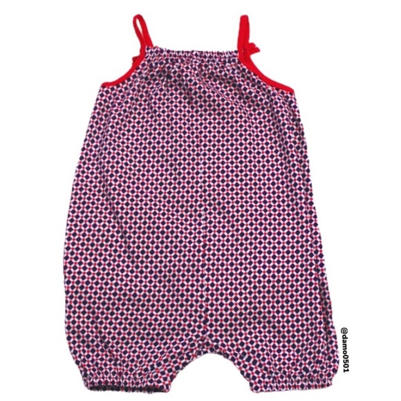 NWT Joe Fresh Girls Purple & Red Sleeveless Romper - Picture 5 of 9